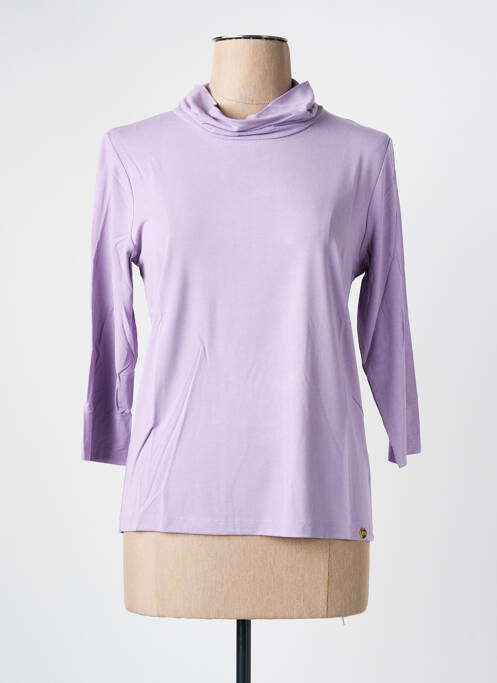 Sous-pull violet PAUL BRIAL pour femme