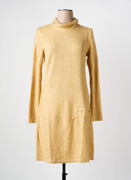 Robe courte jaune PAUL BRIAL pour femme