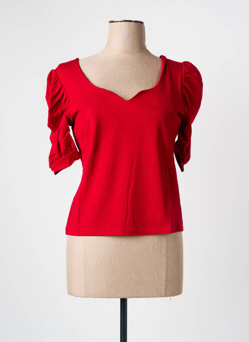 T-shirt rouge PAUL BRIAL pour femme