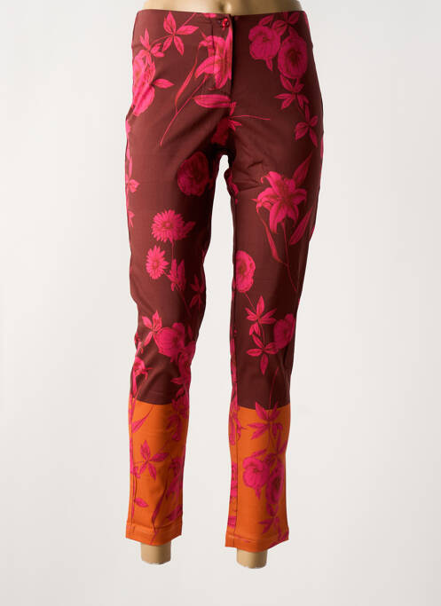 Pantalon slim rouge PAUL BRIAL pour femme