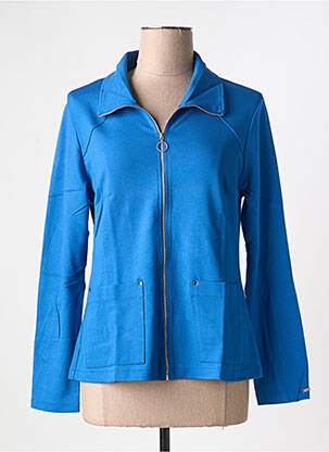 Veste casual bleu MALOKA pour femme