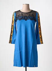 Robe courte bleu MALOKA pour femme seconde vue