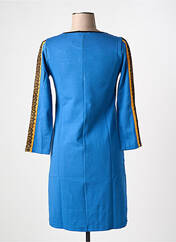 Robe courte bleu MALOKA pour femme seconde vue