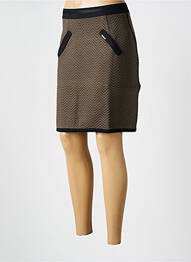 Jupe courte marron MALOKA femme