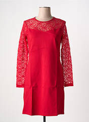 Robe courte rouge MALOKA pour femme seconde vue