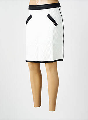 Jupe courte beige MALOKA pour femme