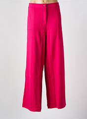 Pantalon droit rose MALOKA pour femme seconde vue