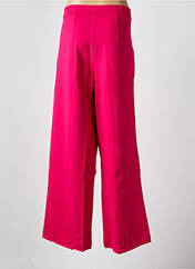 Pantalon droit rose MALOKA pour femme seconde vue