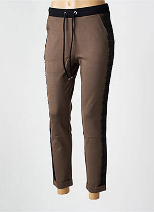 Jogging marron MALOKA femme