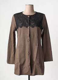 Veste casual marron MALOKA femme