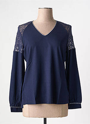 Pull bleu MALOKA femme