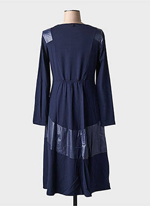 Robe mi-longue bleu MALOKA femme