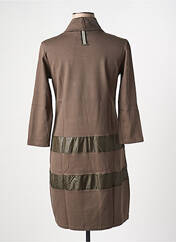 Robe courte marron MALOKA pour femme seconde vue