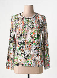 Pull blanc MALOKA femme