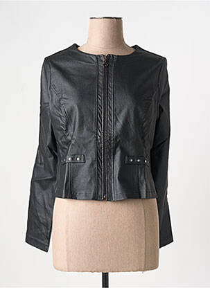 Veste casual noir MALOKA pour femme