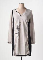 Robe courte beige MALOKA pour femme seconde vue