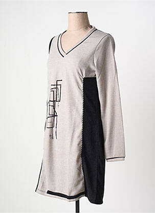 Robe courte beige MALOKA femme