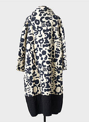 Manteau long noir G!OZE femme