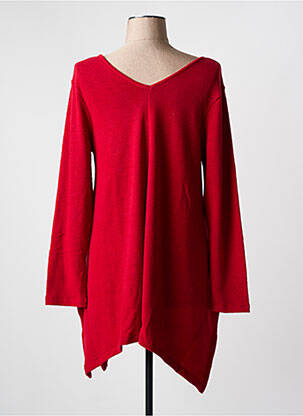 Tunique manches longues rouge G!OZE pour femme