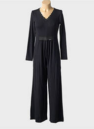 Combi-pantalon noir MALOKA femme