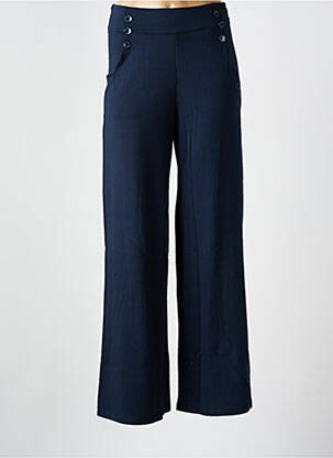 Pantalon droit bleu nuit MALOKA pour femme