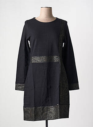 Robe mi-longue noir MALOKA femme