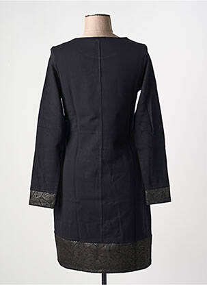 Robe mi-longue noir MALOKA femme