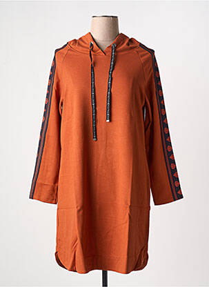 Robe pull orange MALOKA pour femme