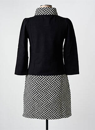 Robe mi-longue noir MALOKA femme