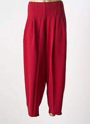Pantalon large rouge G!OZE pour femme seconde vue