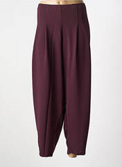 Pantalon large violet G!OZE pour femme seconde vue