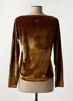 Pull marron PAUL BRIAL femme