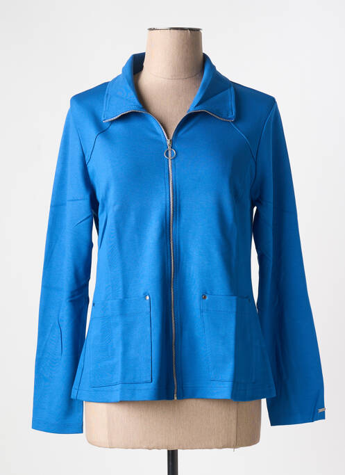 Veste casual bleu MALOKA pour femme