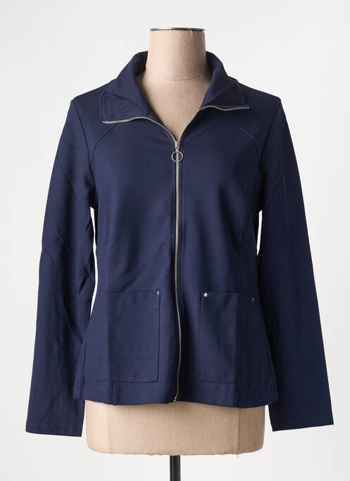 Veste casual bleu MALOKA pour femme
