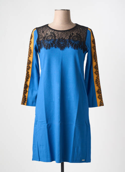 Robe courte bleu MALOKA pour femme