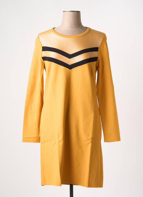 Robe courte orange MALOKA pour femme