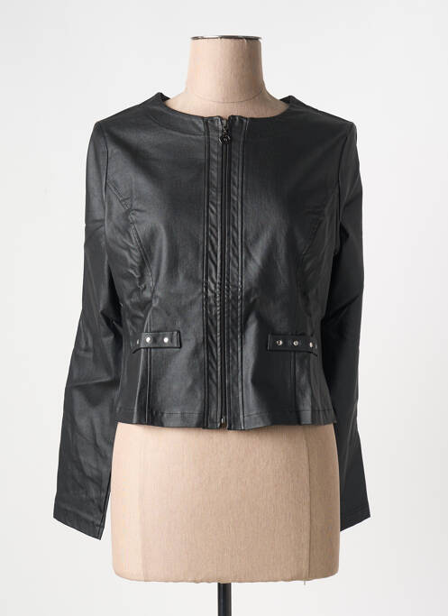 Veste casual noir MALOKA pour femme
