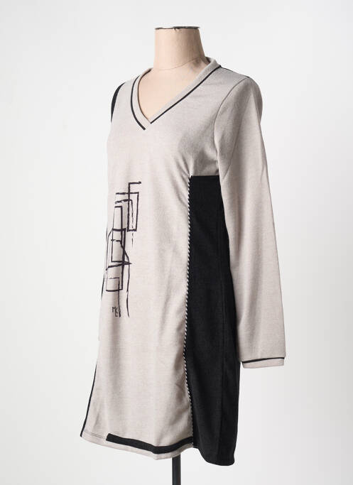 Robe courte beige MALOKA femme