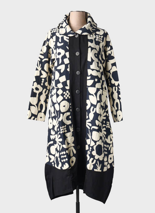 Manteau long blanc G!OZE pour femme