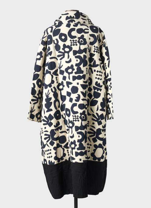 Manteau long noir G!OZE femme