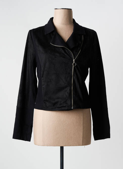 Veste casual noir MALOKA pour femme