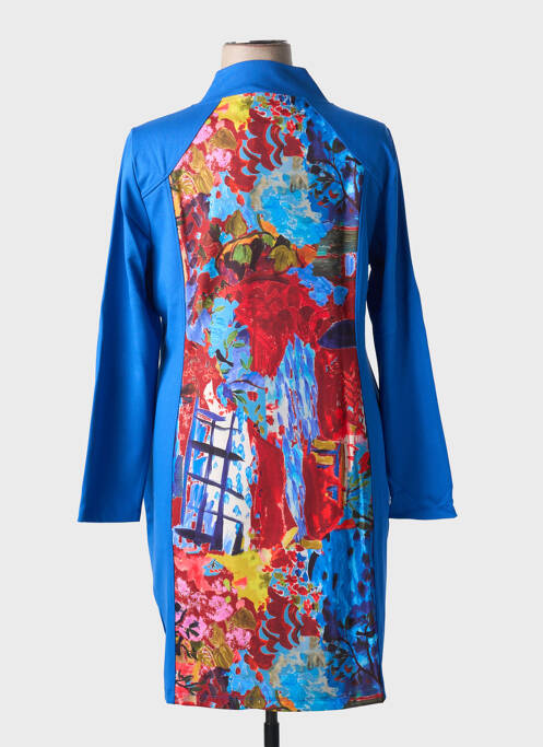 Robe mi-longue bleu MALOKA femme