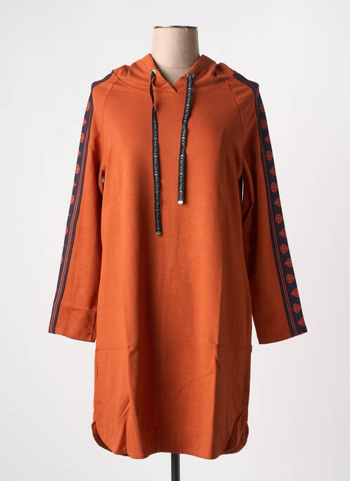 Robe pull orange MALOKA pour femme