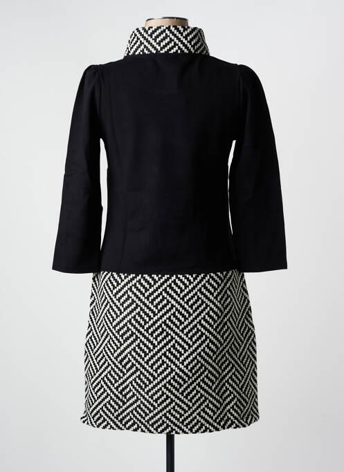 Robe mi-longue noir MALOKA femme