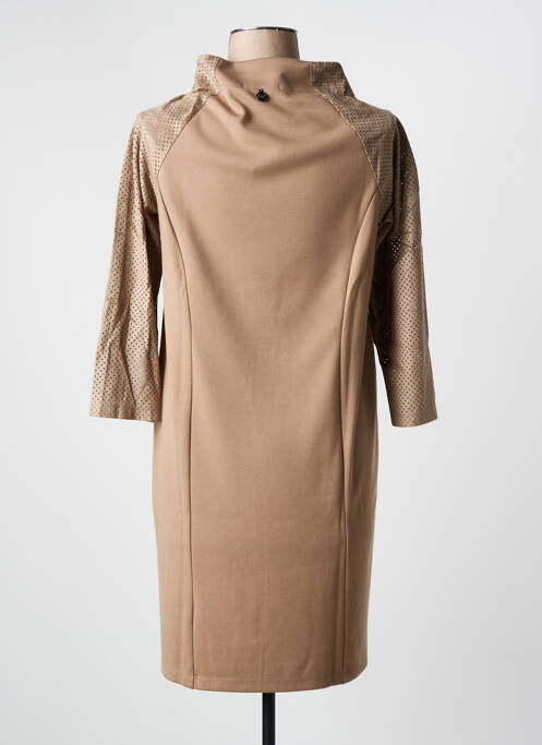 Robe courte marron MALOKA femme