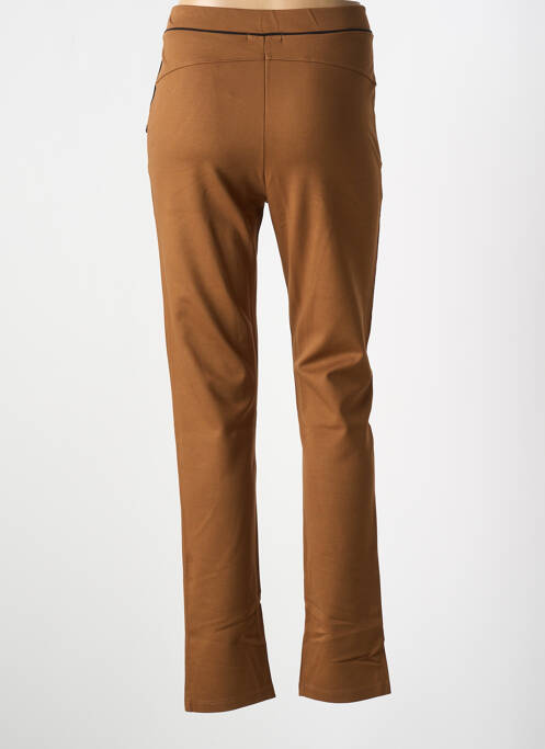 Pantalon slim marron MALOKA femme