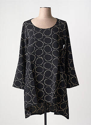 Tunique manches longues noir G!OZE pour femme