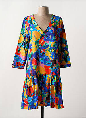 Robe courte bleu MALOKA pour femme