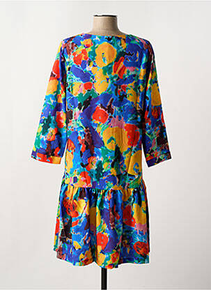 Robe courte bleu MALOKA femme