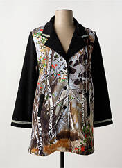 Gilet manches longues noir MALOKA pour femme seconde vue